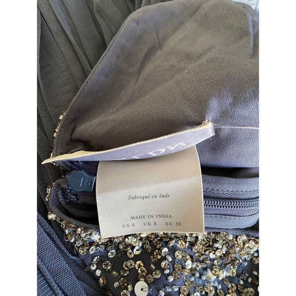 New BHLDN Avery Dress US sz 4- Hydrangea - Picture 6 of 6